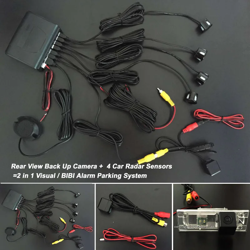 Car Parking Radar Sensors + Car Rear View Camera = 2 in 1 Visual / BIBI Alarm Parking System For Mini Cooper R55 R56 R57 R60 R61
Car Parking Radar Sensors + Car Rear View Camera = 2 in 1 Visual / BIBI Alarm Parking System For Mini Cooper R55 R56 R57 R60 R61