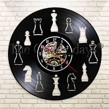 1Piece Chess Board Game Design Vinyl Record Wall Clock Chess Strategy Home Decor Wall Hanging Art Modern Wall Clock
1Piece Chess Board Game Design Vinyl Record Wall Clock Chess Strategy Home Decor Wall Hanging Art Modern Wall Clock