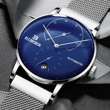 BINGER Men's Watches Luxury Brand Relogio Automatic Mechanical Men Watch Sapphire Male Japan Movement reloj hombre
BINGER Men's Watches Luxury Brand Relogio Automatic Mechanical Men Watch Sapphire Male Japan Movement reloj hombre