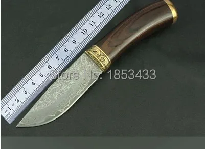 SK019 damascus steel knife blade hunting knife copper handle handmade damascus forged steel knife
SK019 damascus steel knife blade hunting knife copper handle handmade damascus forged steel knife