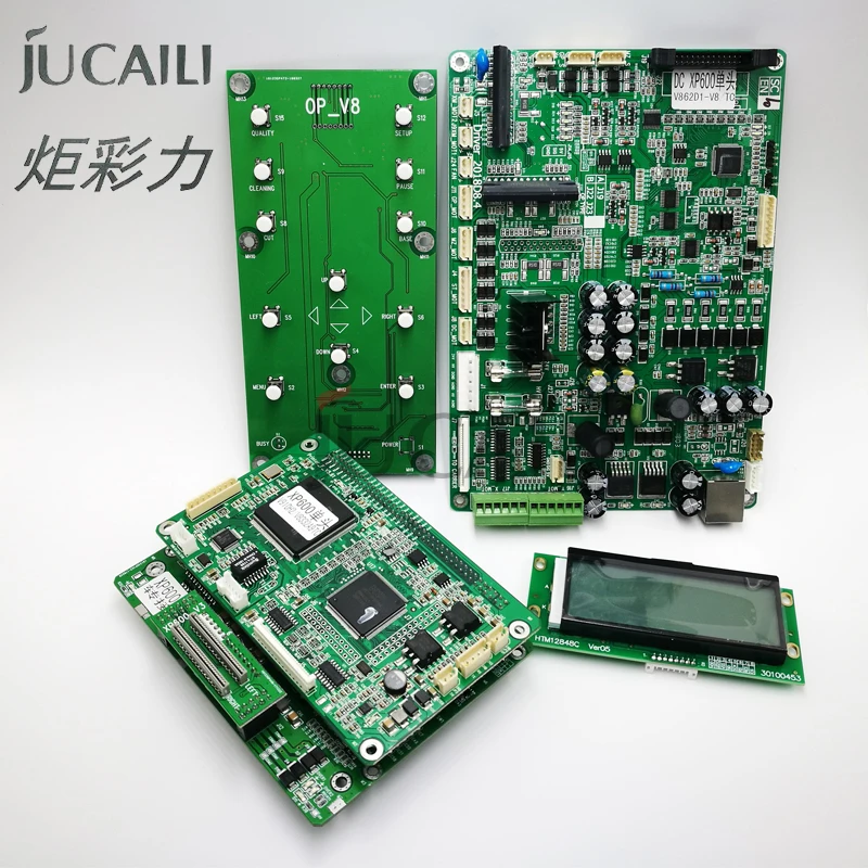 Jucaili large format printer kit board for dx5 dx7 convert to xp600 single head boards carriage and main board with 12 buttons
Jucaili large format printer kit board for dx5 dx7 convert to xp600 single head boards carriage and main board with 12 buttons