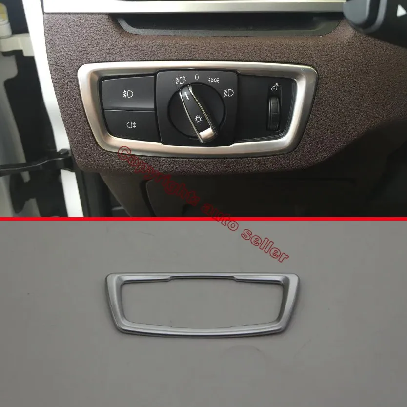 ABS Pearl Chrome Head Light Switch Control Trim Cover For BMW F48 X1 2016 2017 Car Accessories Stickers W4
ABS Pearl Chrome Head Light Switch Control Trim Cover For BMW F48 X1 2016 2017 Car Accessories Stickers W4