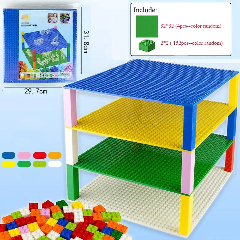 TUKATO Classic 32*32 double-side Base Plates Plastic Bricks Compatible Legoe Building Blocks BasePlate Board Construction toys
TUKATO Classic 32*32 double-side Base Plates Plastic Bricks Compatible Legoe Building Blocks BasePlate Board Construction toys