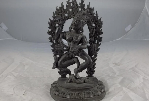 song voge gem S0867 8 Buddhism Temple Old Pure Copper Bronze Setrap Chen Vajravarahi Buddha Statue
song voge gem S0867 8 Buddhism Temple Old Pure Copper Bronze Setrap Chen Vajravarahi Buddha Statue