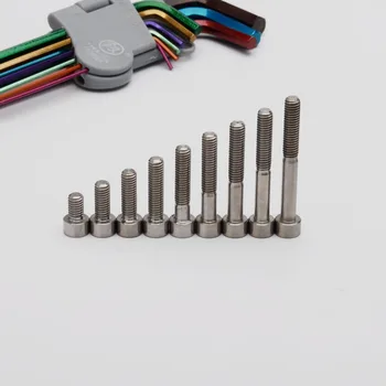 TonKing Titanium Screws GR5 Fastener Metric Titanium M6 Hexagon socket bolts 1 pcs
TonKing Titanium Screws GR5 Fastener Metric Titanium M6 Hexagon socket bolts 1 pcs
