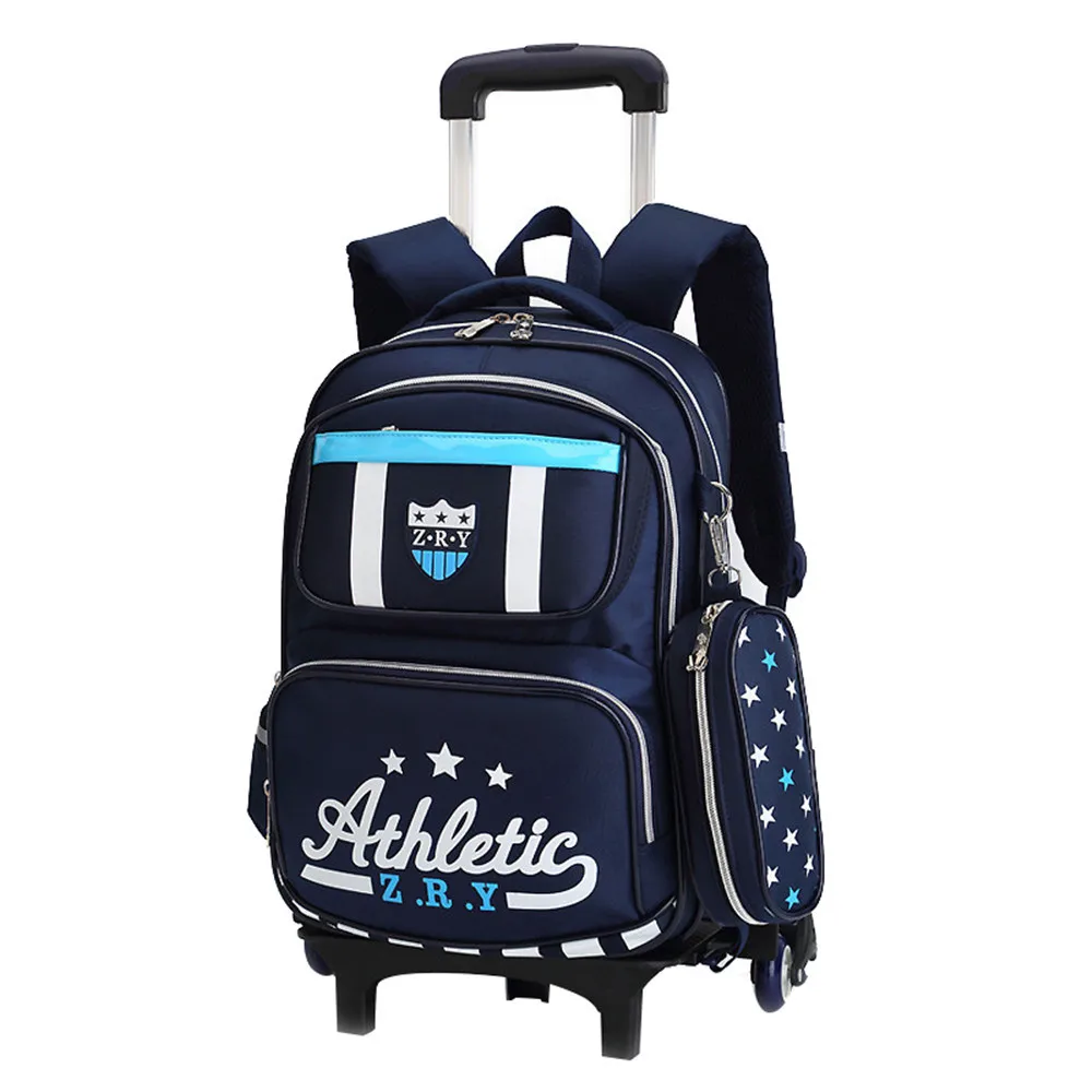 Waterproof Wheeled Bags School Boys Girls Removable Trolley Backpack School Children Large Capacity Book Bag Travel Luggage Bag
Waterproof Wheeled Bags School Boys Girls Removable Trolley Backpack School Children Large Capacity Book Bag Travel Luggage Bag