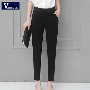 Vangull Women Ankle-Length Pants Spring Autumn Office Lady Elastic Waist Female Pencil Pants Fashion New Plus Size Striped Pants
Vangull Women Ankle-Length Pants Spring Autumn Office Lady Elastic Waist Female Pencil Pants Fashion New Plus Size Striped Pants