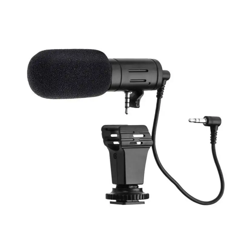 3.5mm Condenser Mic For DSLR Smart Video Camera Outdoor Interview Microphone MIC-06 Mini Microphone For Samsung Xiaomi Phones
3.5mm Condenser Mic For DSLR Smart Video Camera Outdoor Interview Microphone MIC-06 Mini Microphone For Samsung Xiaomi Phones