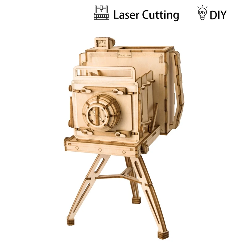 Robotime Vintage Camera Penholder Home Decor Figurine DIY Wood Miniature Model Decoration Accessories Gift for Children TG403
Robotime Vintage Camera Penholder Home Decor Figurine DIY Wood Miniature Model Decoration Accessories Gift for Children TG403