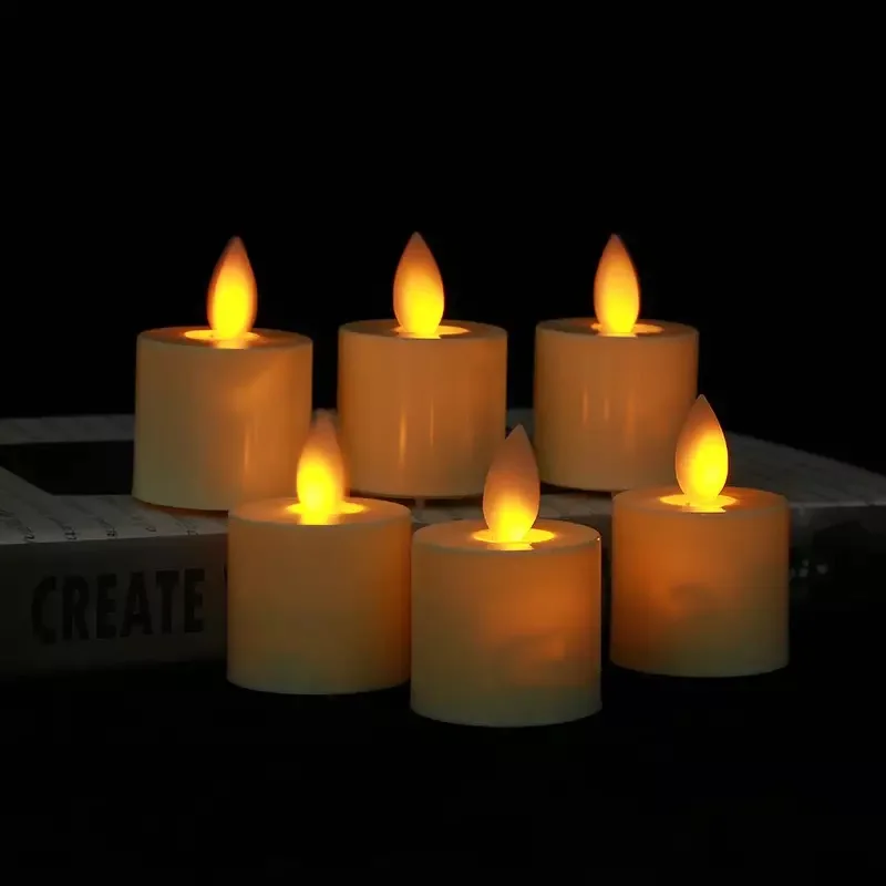 Set of 6 Flameless TeaLight LED Votive Candle 3.7cm(Dia)*4.8cm(H) Ivory Swinging Dancing Moving Wick Home Wedding Party-Amber
Set of 6 Flameless TeaLight LED Votive Candle 3.7cm(Dia)*4.8cm(H) Ivory Swinging Dancing Moving Wick Home Wedding Party-Amber