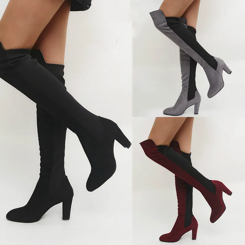 New Shoes Women Boots Black Over the Knee Boots Sexy Female Autumn Winter lady Thigh High Boots nmu89
New Shoes Women Boots Black Over the Knee Boots Sexy Female Autumn Winter lady Thigh High Boots nmu89