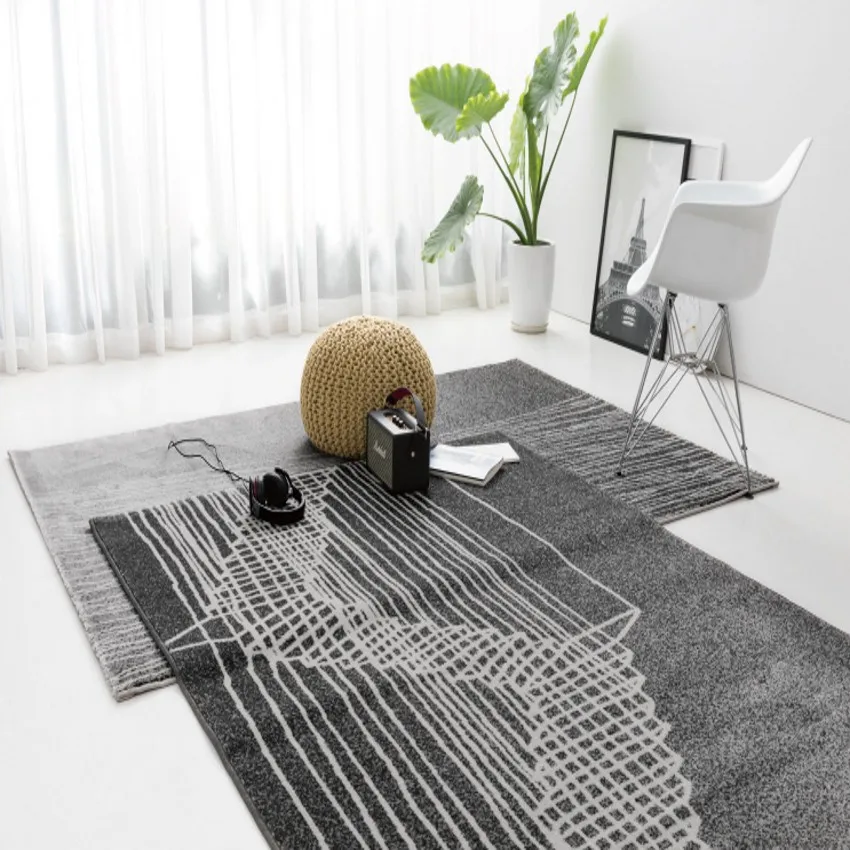 Metropolitan gray geometric living room rug, Nordic big size bedside carpet, post modern decoration hotel carpet,villa rug
Metropolitan gray geometric living room rug, Nordic big size bedside carpet, post modern decoration hotel carpet,villa rug