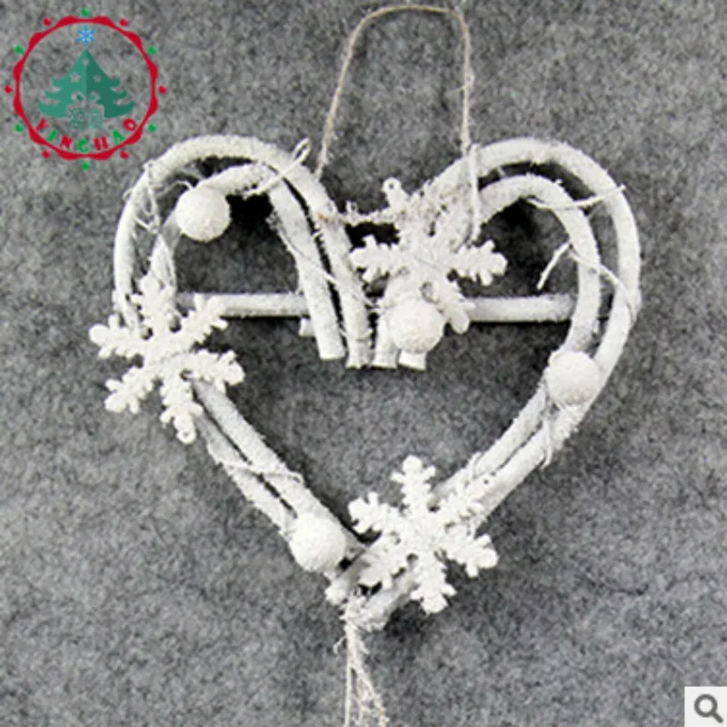 2019 New Arrival Heart Xmas Pendant & Drop Ornaments White Christmas Decoration For Home Rattan Deco For New year
2019 New Arrival Heart Xmas Pendant & Drop Ornaments White Christmas Decoration For Home Rattan Deco For New year