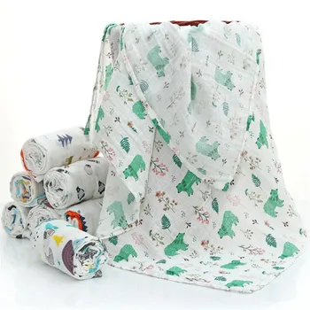 110*120cm gauze muslin swaddle newborn baby swaddle blanket 2 layers organic cotton muslin swaddle wrap blanket
110*120cm gauze muslin swaddle newborn baby swaddle blanket 2 layers organic cotton muslin swaddle wrap blanket