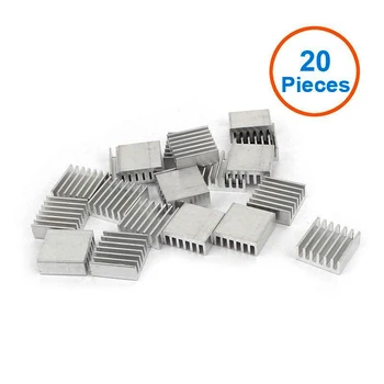 20 Pcs Aluminum Heat Sink Radiator Heatsink For CPU,GPU, Electronic Chipset Heat Dissipation
20 Pcs Aluminum Heat Sink Radiator Heatsink For CPU,GPU, Electronic Chipset Heat Dissipation