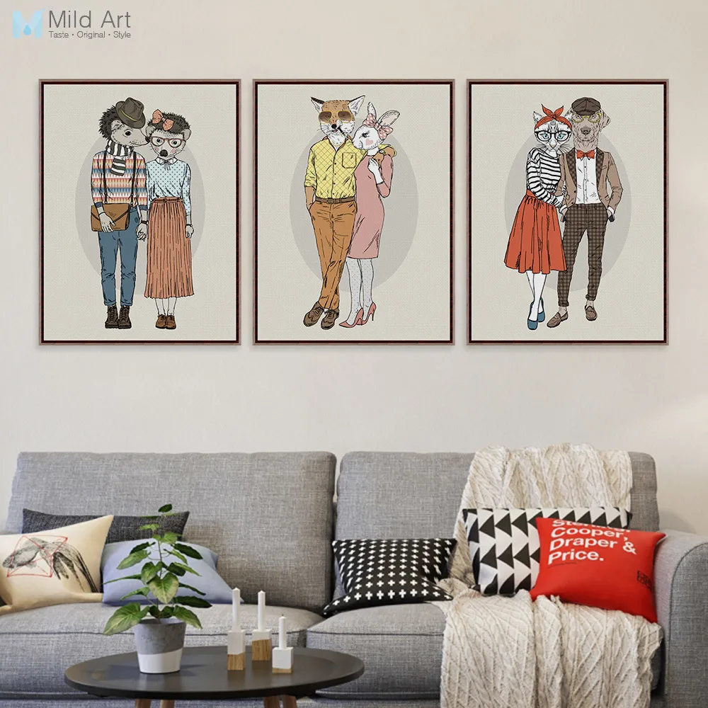 Hipster Animals Deer Lovers Couple Posters Prints Wall Art Pictures Vintage Retro Nordic Home Wedding Decoration Canvas Painting
Hipster Animals Deer Lovers Couple Posters Prints Wall Art Pictures Vintage Retro Nordic Home Wedding Decoration Canvas Painting