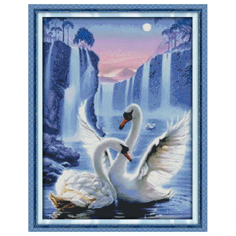 11/14/16/18/27/28 Love of Swan Patterns Counted Cross Stitch Sets Wholesale animals Cross-stitch Kits Embroidery Needlework
11/14/16/18/27/28 Love of Swan Patterns Counted Cross Stitch Sets Wholesale animals Cross-stitch Kits Embroidery Needlework