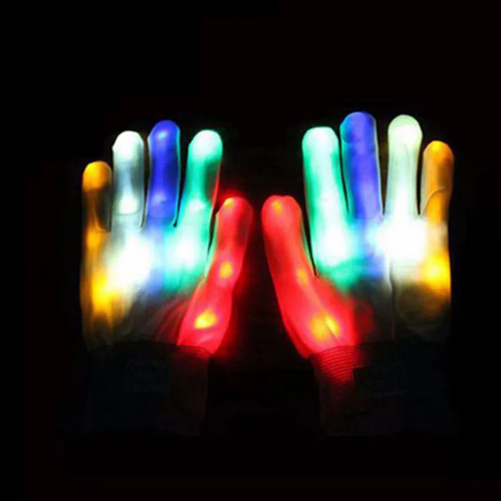 1 pair Halloween LED Finger Light Glowing Mittens Gloves Colorful Stage Performing Luminous Gloves Festive Event Supplies
1 pair Halloween LED Finger Light Glowing Mittens Gloves Colorful Stage Performing Luminous Gloves Festive Event Supplies