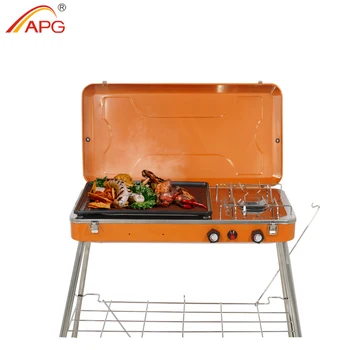 APG Portable BBQ Barbecue Grill Outdoor Garden Propane Gas Burners Oven Camping Cooking Tools 
APG Portable BBQ Barbecue Grill Outdoor Garden Propane Gas Burners Oven Camping Cooking Tools