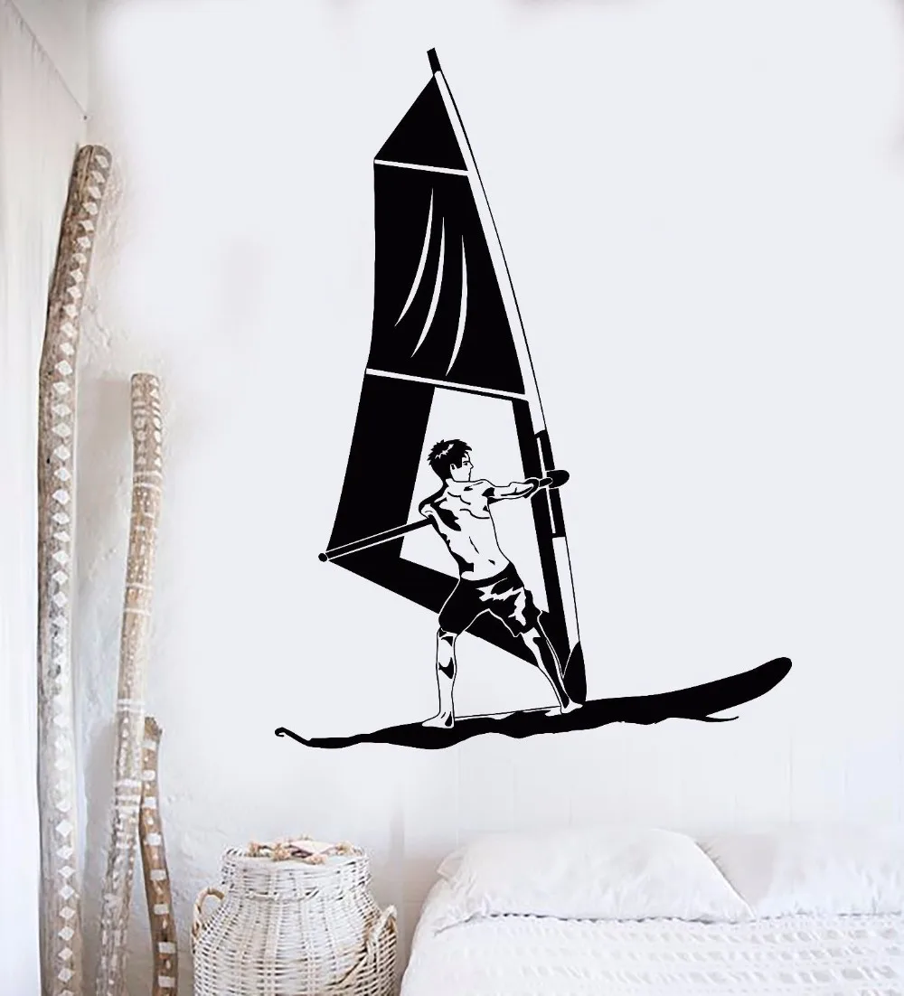 Windsurfing Water Sports Boardsailing Wall Mural Windsurfing Window Wall Sticker Vinyl Art Removable Poster Mural Decals W218
Windsurfing Water Sports Boardsailing Wall Mural Windsurfing Window Wall Sticker Vinyl Art Removable Poster Mural Decals W218