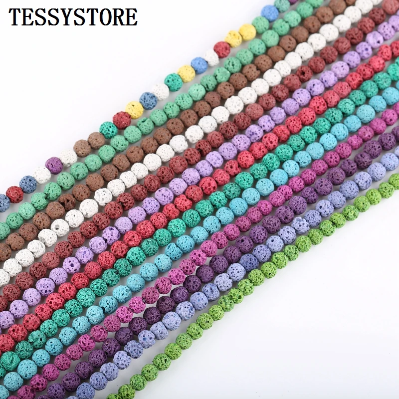 6mm Natural Volcanic Stone Beads Loose Spacer Stone Beads For Jewelry Making DIY Bracelet Necklace Accessories
6mm Natural Volcanic Stone Beads Loose Spacer Stone Beads For Jewelry Making DIY Bracelet Necklace Accessories