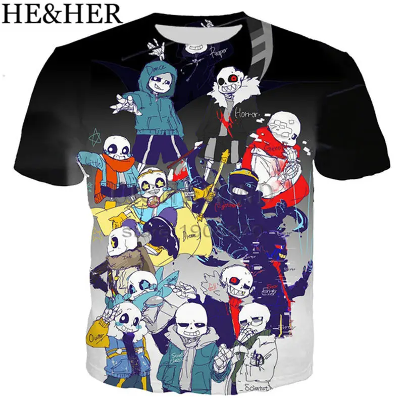New undertale pacifist and genocide t shirt men women 3D print fashion cool hip hop style tshirt streetwear casual summer tops
New undertale pacifist and genocide t shirt men women 3D print fashion cool hip hop style tshirt streetwear casual summer tops