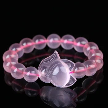 Wholesale Crystal Pink Natural Crystal Bracelets for Women Girl Gifts 10mm Beads With Fox Natural Stone Crystal Trendy Jewelry
Wholesale Crystal Pink Natural Crystal Bracelets for Women Girl Gifts 10mm Beads With Fox Natural Stone Crystal Trendy Jewelry