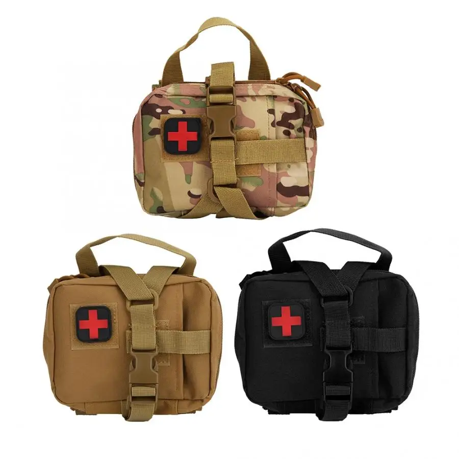 Molle Bags Portable Military First Aid Supplies Kit Nylon Survive Medicine Storage Bag Two-way zipper Hanging buckle design
Molle Bags Portable Military First Aid Supplies Kit Nylon Survive Medicine Storage Bag Two-way zipper Hanging buckle design