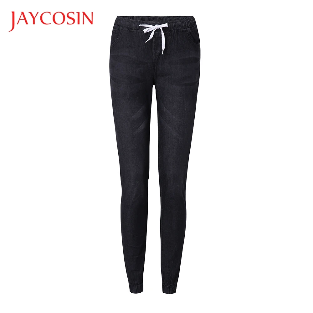 JAYCOSIN Autumn Elastic Women Plus Loose Denim Casual Drawstring Plus Cropped Jeans High Quality Materials More Attractive
JAYCOSIN Autumn Elastic Women Plus Loose Denim Casual Drawstring Plus Cropped Jeans High Quality Materials More Attractive