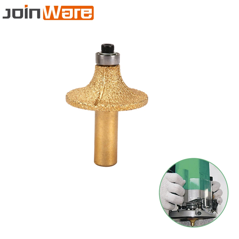 Radius 12MM Bullnose Vacuum Brazed Diamond Router Bits For Stone Slab Edge Profile Router Cutter 1/2" Round Shank Rotary Tool
Radius 12MM Bullnose Vacuum Brazed Diamond Router Bits For Stone Slab Edge Profile Router Cutter 1/2" Round Shank Rotary Tool