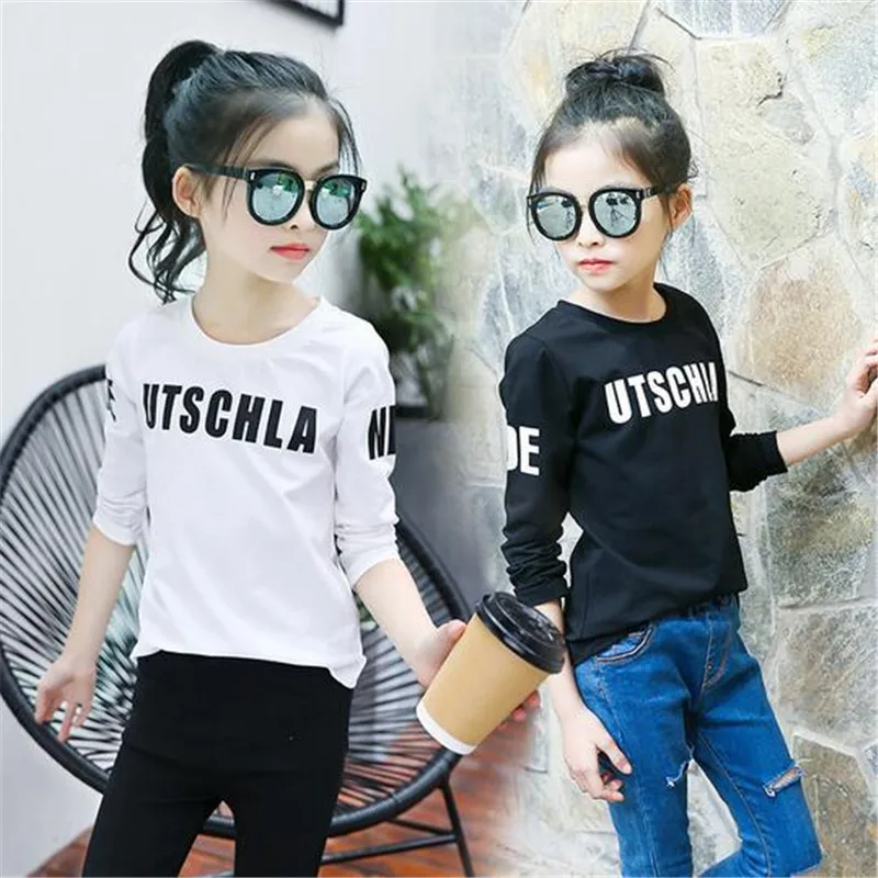 4-15Y 2018 Spring Fall Long Sleeve Blouses School Girl Blouse Tops Kids Baby Girls White Black Shirts Clothes O-Neck Outwear Kid
4-15Y 2018 Spring Fall Long Sleeve Blouses School Girl Blouse Tops Kids Baby Girls White Black Shirts Clothes O-Neck Outwear Kid