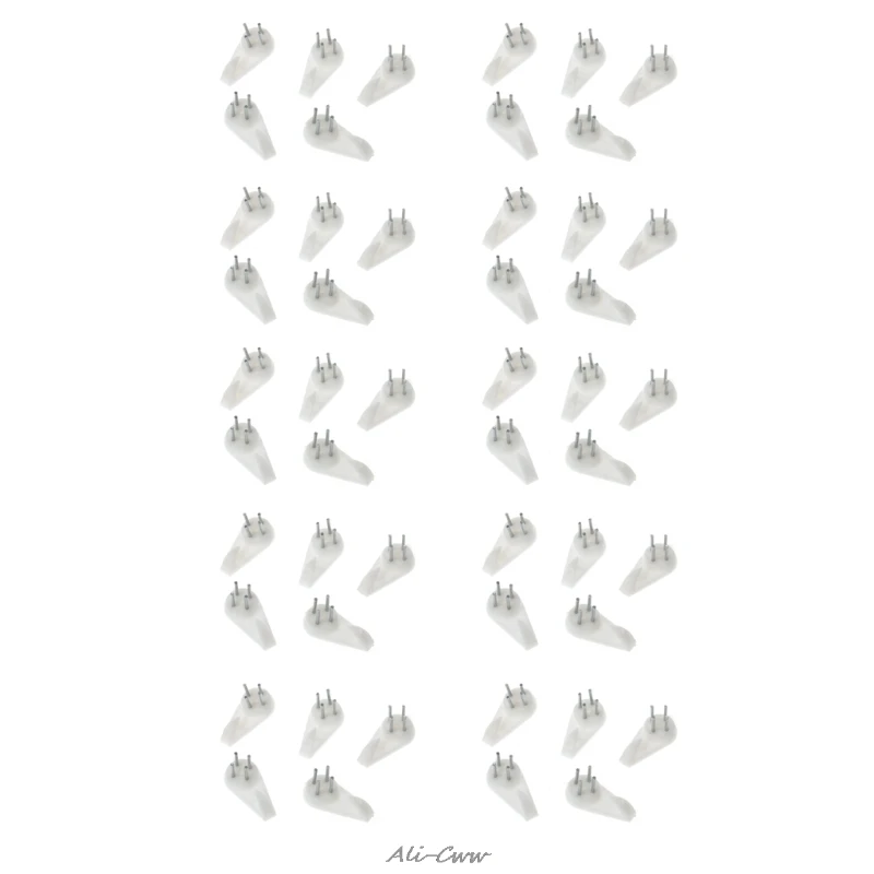 2018 1 Set 50 Pcs White Plastic+Metal Invisible Traceless Wall Mount Photo Picture Frame Nail Hook Hanger Seamless
2018 1 Set 50 Pcs White Plastic+Metal Invisible Traceless Wall Mount Photo Picture Frame Nail Hook Hanger Seamless