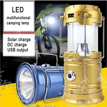 LED portable multifunctional camping lamp solar charging DC direct charge hand-held + suspension
LED portable multifunctional camping lamp solar charging DC direct charge hand-held + suspension