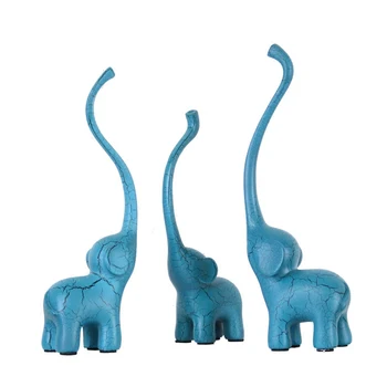 European Resin Elephant Figurines Three Elephant Miniature Ornaments Creative Elephant Model Crafts Home TV Cabinet Decor Gifts
European Resin Elephant Figurines Three Elephant Miniature Ornaments Creative Elephant Model Crafts Home TV Cabinet Decor Gifts