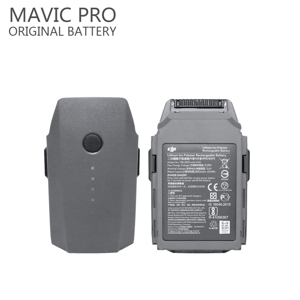 Original DJI MAVIC PRO Intelligent Flight Battery Accessories Max 27-min flight time Mavic Pro Batteries
Original DJI MAVIC PRO Intelligent Flight Battery Accessories Max 27-min flight time Mavic Pro Batteries
