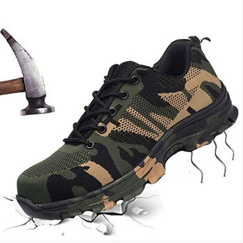 Work Boots Construction Men's Outdoor Steel Toe Cap Shoes Men Camouflage Puncture Proof High Quality Safety Shoes Plus Size
Work Boots Construction Men's Outdoor Steel Toe Cap Shoes Men Camouflage Puncture Proof High Quality Safety Shoes Plus Size