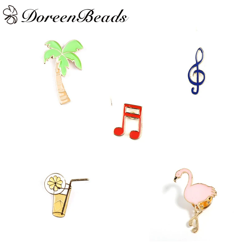 DoreenBeads 1PC Metal Kawaii Cartoon Badges Backpack Pin Brooches Enamel Musical Note Flamingo Tree Clothes Bags Jean Decoration
DoreenBeads 1PC Metal Kawaii Cartoon Badges Backpack Pin Brooches Enamel Musical Note Flamingo Tree Clothes Bags Jean Decoration