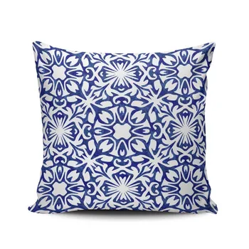 Throw Pillow Covers Case Cobalt Blue Watercolor Spanish Tile Pattern Decorative Pillowcase Cushion Cover 18 x 18 inch Square Siz
Throw Pillow Covers Case Cobalt Blue Watercolor Spanish Tile Pattern Decorative Pillowcase Cushion Cover 18 x 18 inch Square Siz