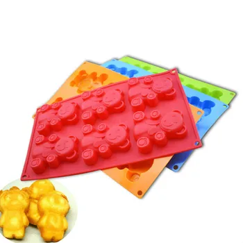 Silicone Biscuit Mould Bear Cartoon Food-grade High Temperature Resistant Cake Baking Mould DIY Cookie Ice-cream Mold
Silicone Biscuit Mould Bear Cartoon Food-grade High Temperature Resistant Cake Baking Mould DIY Cookie Ice-cream Mold
