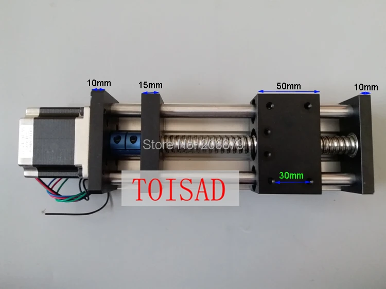100mm Effective Travel Length 1605 16mm Ball screw Linear Guide Rail Motion Module Table CNC Slip-way+Nema17 or 23 Step Motor
100mm Effective Travel Length 1605 16mm Ball screw Linear Guide Rail Motion Module Table CNC Slip-way+Nema17 or 23 Step Motor