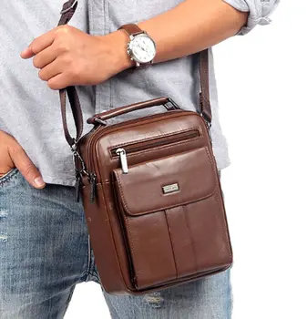 Men handBag Carry Genuine Messenger Cowhide fashion Business bag Leather Handbag Handbags
Men handBag Carry Genuine Messenger Cowhide fashion Business bag Leather Handbag Handbags
