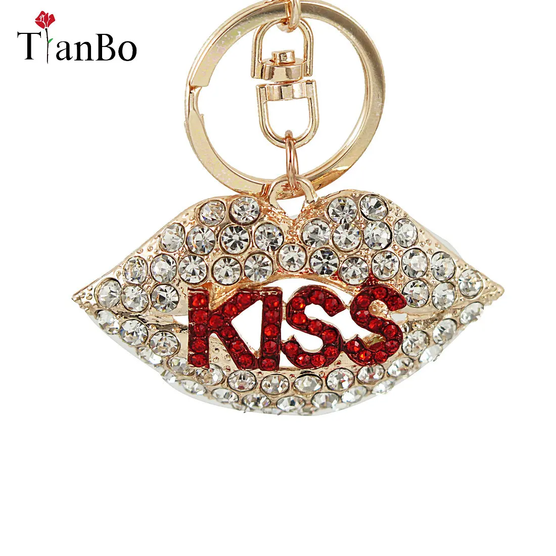 TianBo Personality Rhinestone Crystal KISS Lips Keychain Fashion Elements Feminino Car Pendant Exaggerated Women Key Chains
TianBo Personality Rhinestone Crystal KISS Lips Keychain Fashion Elements Feminino Car Pendant Exaggerated Women Key Chains