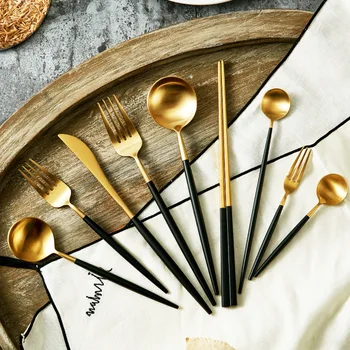 5 PCS Stainless Steel Steak Knife and Fork Spoon Knife and Fork Suit Western Cutlery Dishes and Plates Sets Dinnerware 3DCJY28
5 PCS Stainless Steel Steak Knife and Fork Spoon Knife and Fork Suit Western Cutlery Dishes and Plates Sets Dinnerware 3DCJY28