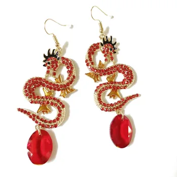 New women drop earrings cute crystal semi-precious snake earrings elegant trendy luxurious earrings for ladies
New women drop earrings cute crystal semi-precious snake earrings elegant trendy luxurious earrings for ladies