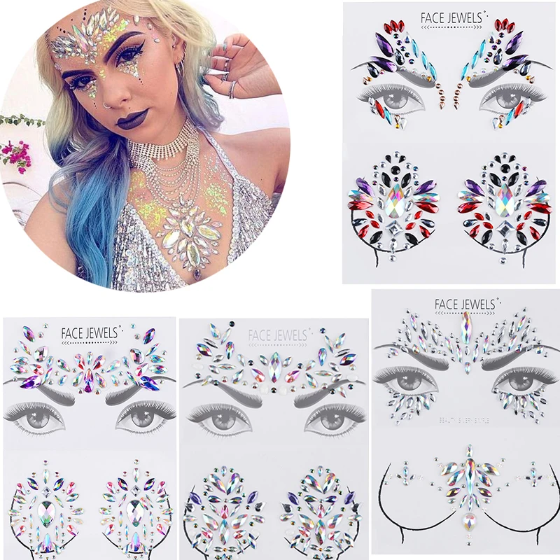3D Face Jewels Gems Body Eyes Chest Decor Face Tattoo Body Stickers Glitter Acrylic Adhesive Beauty Make Up Temporary Tattoo Set
3D Face Jewels Gems Body Eyes Chest Decor Face Tattoo Body Stickers Glitter Acrylic Adhesive Beauty Make Up Temporary Tattoo Set