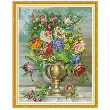 Beautiful Flower DIY Handmade Needlework Counted 14CT Printed Cross Stitch Embroidery Kit Set Home Decoration
Beautiful Flower DIY Handmade Needlework Counted 14CT Printed Cross Stitch Embroidery Kit Set Home Decoration