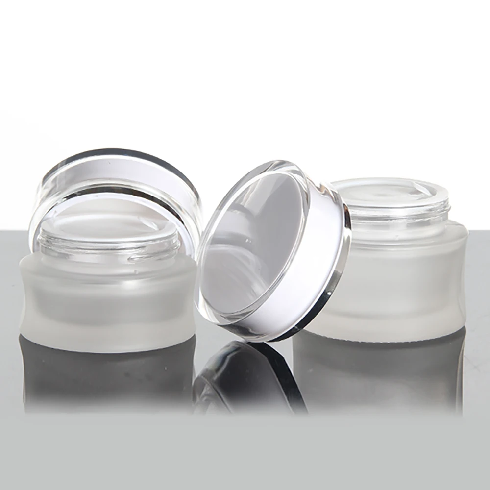 Glass Jar 50g,Clear Frosted Face Cream Skin Care Cosmetic Container with Screw Cap
Glass Jar 50g,Clear Frosted Face Cream Skin Care Cosmetic Container with Screw Cap