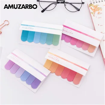 Creative six color gradient post-it notes Office learning Stationery Message Memo Notes N Times Stickers Color Notes Book
Creative six color gradient post-it notes Office learning Stationery Message Memo Notes N Times Stickers Color Notes Book