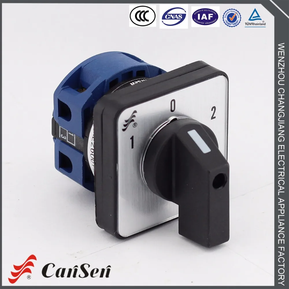 Doggy for sale Cam Switch 25A 3 position 660V 1-0-2 1 Poles 4 terminals (CE, TUV, RoHS, CCC)
Doggy for sale Cam Switch 25A 3 position 660V 1-0-2 1 Poles 4 terminals (CE, TUV, RoHS, CCC)