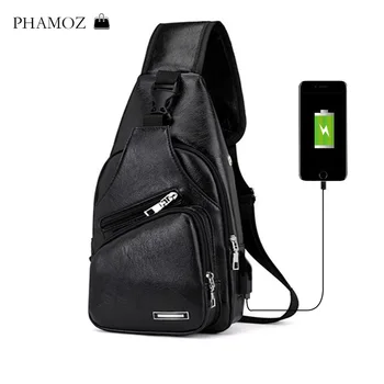 Chest Bag Men Travel Leather Luxury Waterproof Shoulder Outdoor Purse Charging Waist Packs Black Fashion Brown Daypack 
Chest Bag Men Travel Leather Luxury Waterproof Shoulder Outdoor Purse Charging Waist Packs Black Fashion Brown Daypack